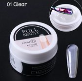 UV & LED gel for building and nail extension 15g Acrigel gel, for nail extension. Clear.