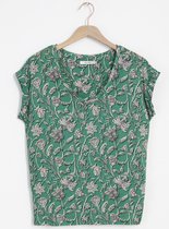 Sissy-Boy - Groen t-shirt met floral print