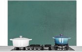 Spatscherm keuken 120x80 cm - Kookplaat achterwand Groen - Verf - Muur - Muurbeschermer - Spatwand fornuis - Hoogwaardig aluminium