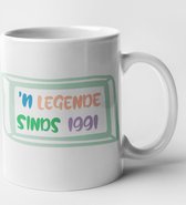 Verjaardag mok 'n legende sinds 1991