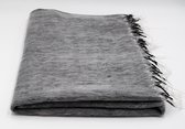 Omslagdoek Nepal - grijs - antraciet - sjaal