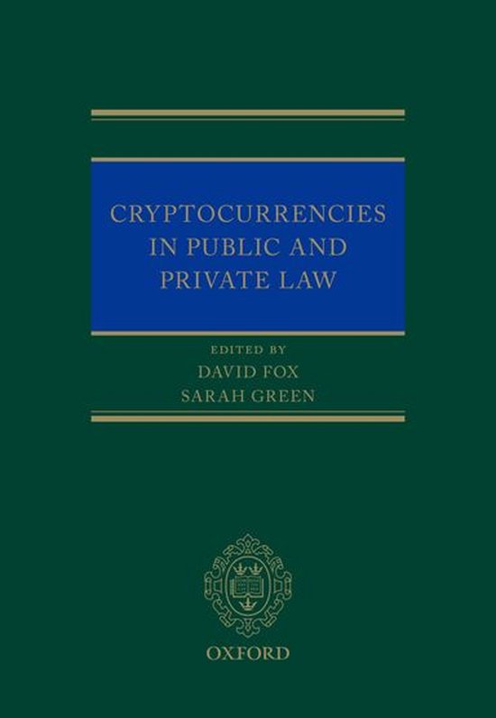 Cryptocurrencies in Public and Private Law - cover