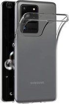Samsung Galaxy S20 Ultra transparant siliconen hoes / case siliconen / doorzichtig