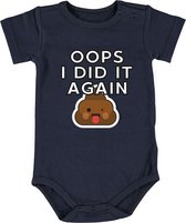 Oops i did it again (poep) Baby Romper | rompertje | geboorte | cadeau | jongen