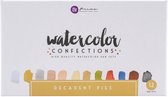 Prima Watercolor - Confections Watercolor Pans - Decadent Pies - set van 12 kleuren