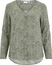 VILA VIPAYA V-NECK L/S SHIRT/SU - NOOS Dames Blouse - Maat 44