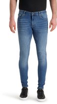 Purewhite - Dylan 9005 - Heren Skinny Fit   Jeans  - Blauw - Maat 27