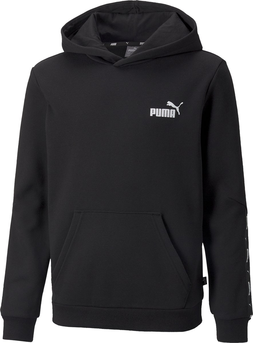 PUMA Essentials+ Tape Fleece Jongens Trui Zwart