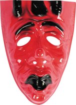 Carnival Toys Duivelsmasker Satan Verdietig Rood/zwart One-size