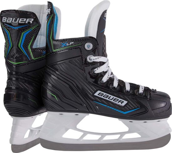 Bauer Ijshockeyschaatsen X-lp Junior Polycarbonaat Zwart/wit Maat 26