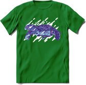 Dieren T-Shirt | Schildpad shirt Heren / Dames | Wildlife Turtle cadeau - Donker Groen - XXL
