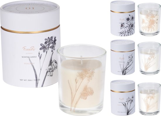 Living Art Xl Geurkaars In Glas Aanbieding bij ALDI