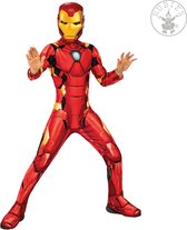 Rubies - Iron - Man - Iron - Man Kind - rood,zwart,goud - Maat 116 - Carnavalskleding - Verkleedkleding