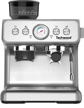 Techwood 200EX - Professionele Espressomachine  - Geïntegreerde koffiemolen - 15 Bar