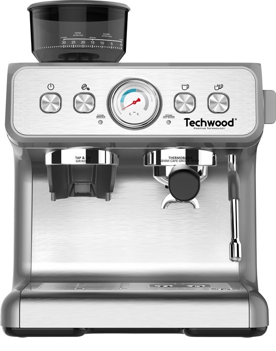 200EX - Professionele Espressomachine - Geïntegreerde koffiemolen - 15 Bar | bol.com