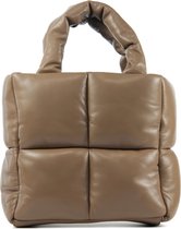 Stand Studio Dames Leren   Handtas  - Rosanne puffy - Beige