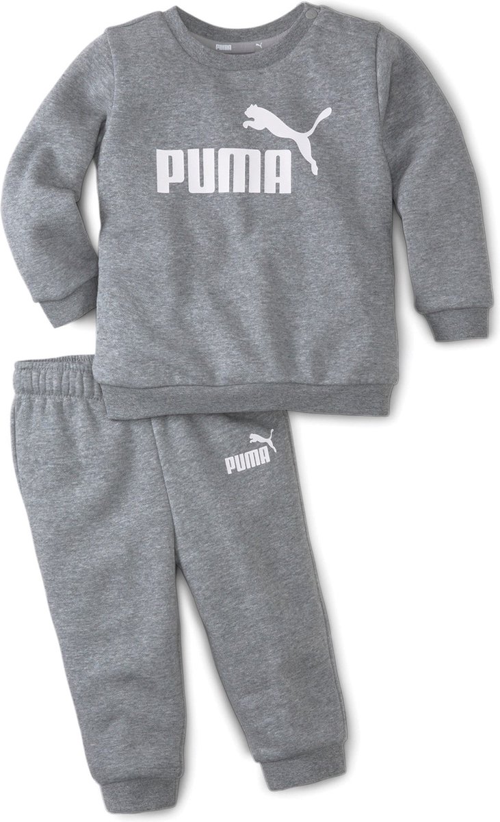 Puma Minicats Essential Crew Joggingpak Junior Wit