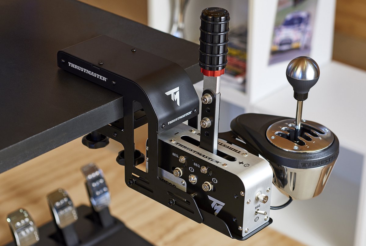 Thrustmaster TH8A Gaming racing wheel shifter + TSS Handbrake Sparco