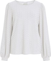 VILA VISANIANA NEW L/S CUFF TOP/SU/I/PB Dames T-shirt - Maat L