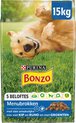 Bonzo Menubrokken Adult - Hondenvoer Droogvoer - Kip & Groenten - 15 kg