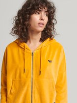 Superdry Dames Trui Korte Vintage hoodie met rits