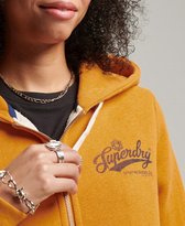 Superdry Dames Trui Vintage Script Style College hoodie met rits