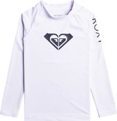 Roxy - UV Rashguard voor meisjes - Whole Hearted - Longsleeve - Bright White - maat 104cm