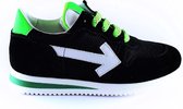 Clic sneaker CL-20331 Zwart groen wit-30