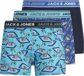 JACK & JONES  JACRELAX FLAMINGO TRUNKS 3-PACK Heren Onderbroek  - Maat M