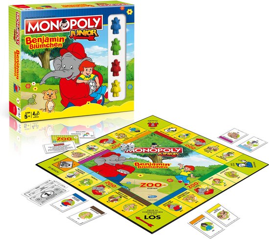 Afbeelding van het spel Winning Moves Monopoly Junior Benjamin Blümchen Bordspel Economische simulatie
