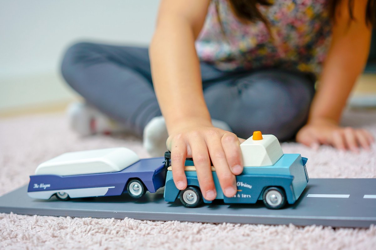 Mr. Dendro - Houten speelgoed takelwagen - Grote speelgoed auto 12,5cm - Sinterklaas Cadeau - Schoencadeautje - Kerst Cadeau — afbeelding 4