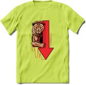 Bear Market - Crypto T-Shirt Kleding Cadeau | Dames / Heren / Unisex | Bitcoin / Ethereum shirt | Grappig Verjaardag kado | Tshirt Met Print | - Groen - XXL