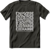 Exchange - Crypto T-Shirt Kleding Cadeau | Dames / Heren / Unisex | Bitcoin / Ethereum shirt | Grappig Verjaardag kado | Tshirt Met Print | - Donker Grijs - 3XL