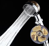 Douchekop - Waterbesparend - Waterfilter - Hoge druk - Regelaar - Turbo-ventilator - goud
