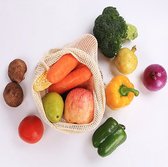 Groente Zakken Met Koord - Katoenen Herbruikbare Tas - Groente Opbergtas - Keuken – Fruit En Groente.