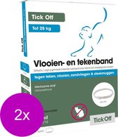 Tick Off Vlooien- En Tekenband Tot 25 Kg - Anti tekenmiddel - 2 x 60 cm < 25 Kg