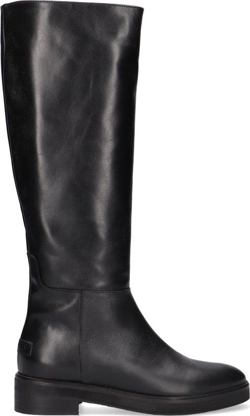 zwarte laarzen rechte schacht