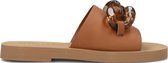 See By Chloé Mahe Slippers - Dames - Cognac - Maat 39