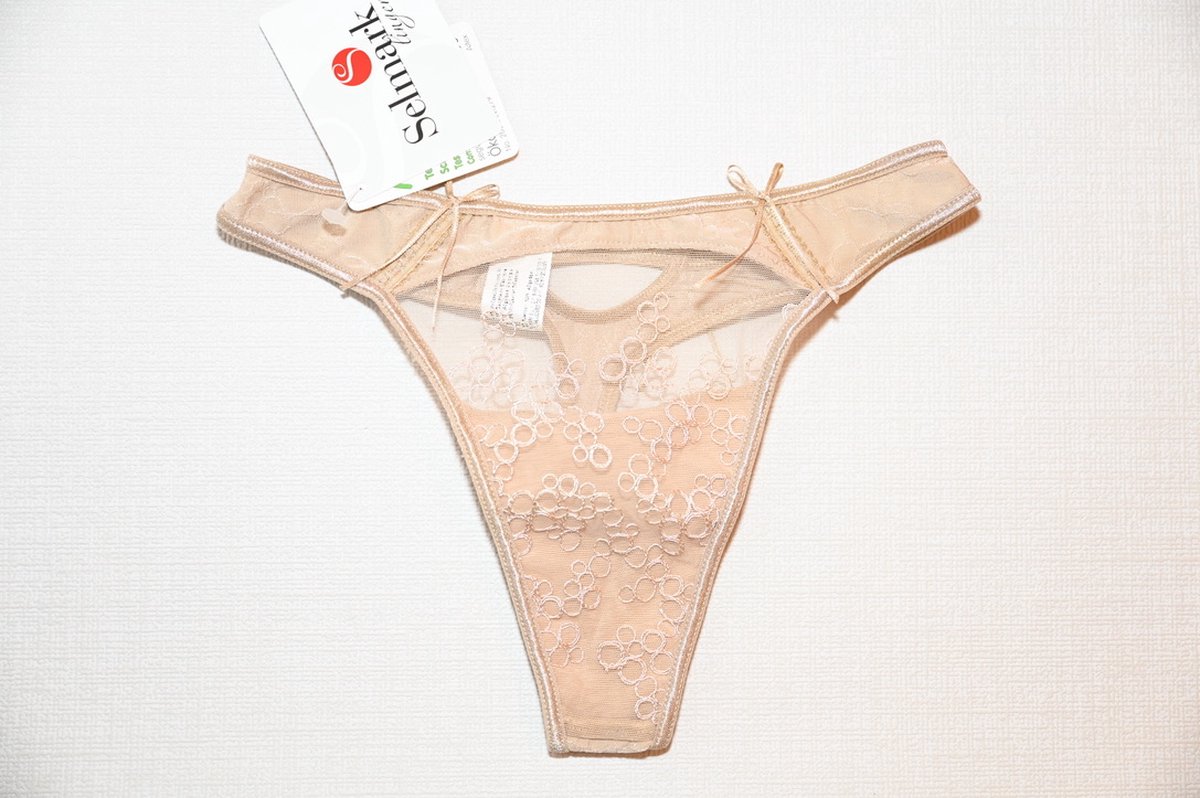 Selmark Lingerie Bohemia - string - XS-XXL - beige - maat S