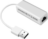 Hi-Speed USB-adapter - USB 2.0 naar RJ45 - USB naar Ethernet LAN - Wit