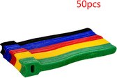 50x Klittenband Hersluitbaar Kabelbinders  – Tie Wraps – Tyraps - Kabel Organiser