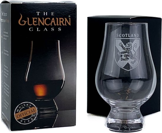 Glencairn Whiskyglas Schild van Schotland - Kristal loodvrij - Made in Scotland