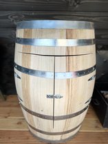 Wijnrek 150 L kastanje houten wijnvat met deurtjes - Wijnvat - Wijnopslag - Wijnton - Wijnmeubel - Drank kast