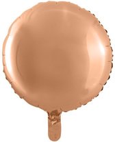 Wefiesta Folieballon Rond 45 Cm Roségoud