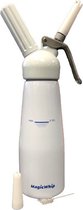 Magic Whip Slagroomspuit 0,5 Liter Staal Wit
