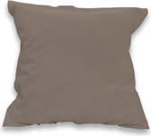SOLEIL d'OCRE Set van 2 kussenslopen 100% katoen 65x65 cm Taupe