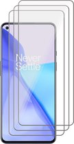 OnePlus 9 Screenprotector - Beschermglas OnePlus 9 Screen Protector Glas - 3 stuks