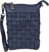 Crossbody- telefoontasje 100% vegan Mandoline navy