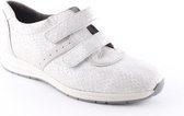 Durea 6169 Offwhite Licht Grijs klittenbandschoenen Wijdte H