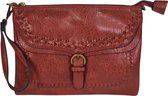 Crossbodytas - clutch 100% vegan Mandoline brique